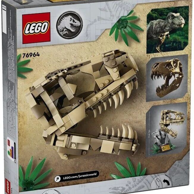 LEGO Конструктор Jurassic World Скам`янілості динозаврів: череп тиранозавра