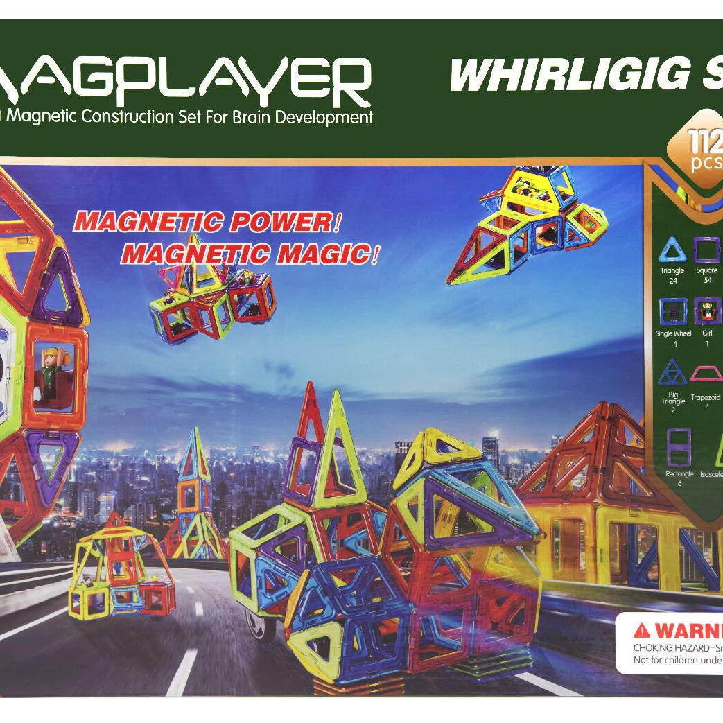 MagPlayer Конструктор магнітний 112 од. (MPB-112)