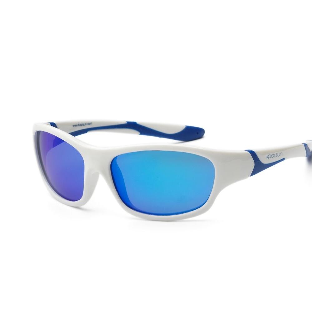 Koolsun Дитячі сонцезахисні окуляри Sport, 3-8р, біло-блакитний