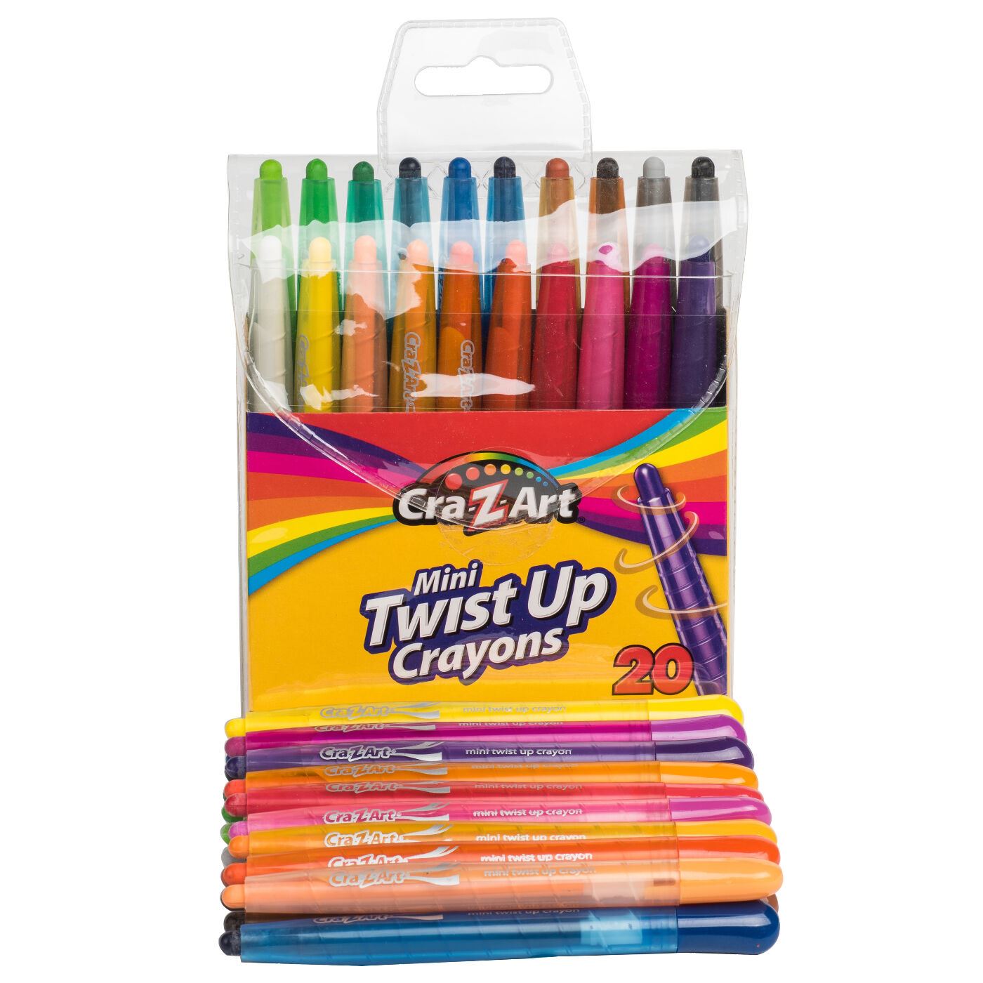 Cra-Z-Art Кольорові олівці Mini Twist Up, 20шт