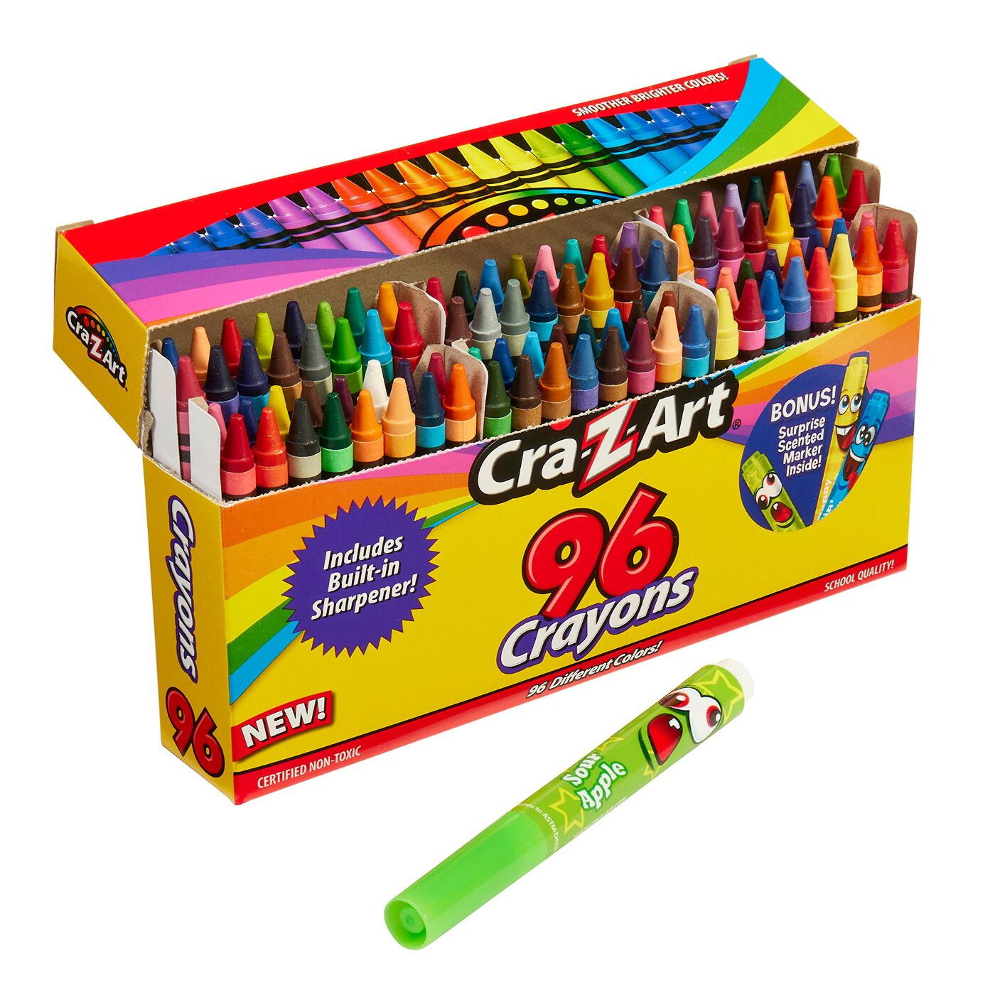 Cra-Z-Art Крейда воскова з точилкою, 96шт