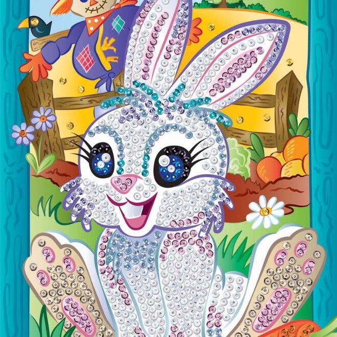 Sequin Art Набір для творчості SMOOGLES Зайчик
