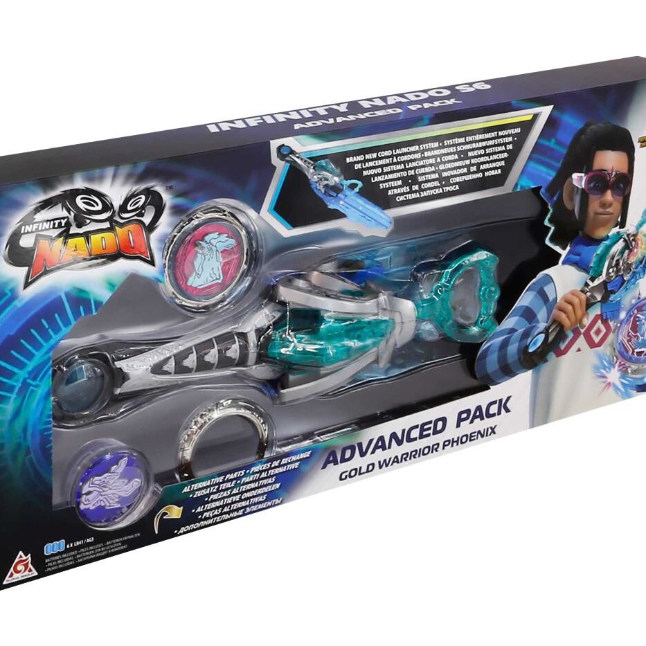 Infinity Nado Дзиґа VI серія Advanced Pack Gold Warrior Phoenix Золотий Воїн Фенікс