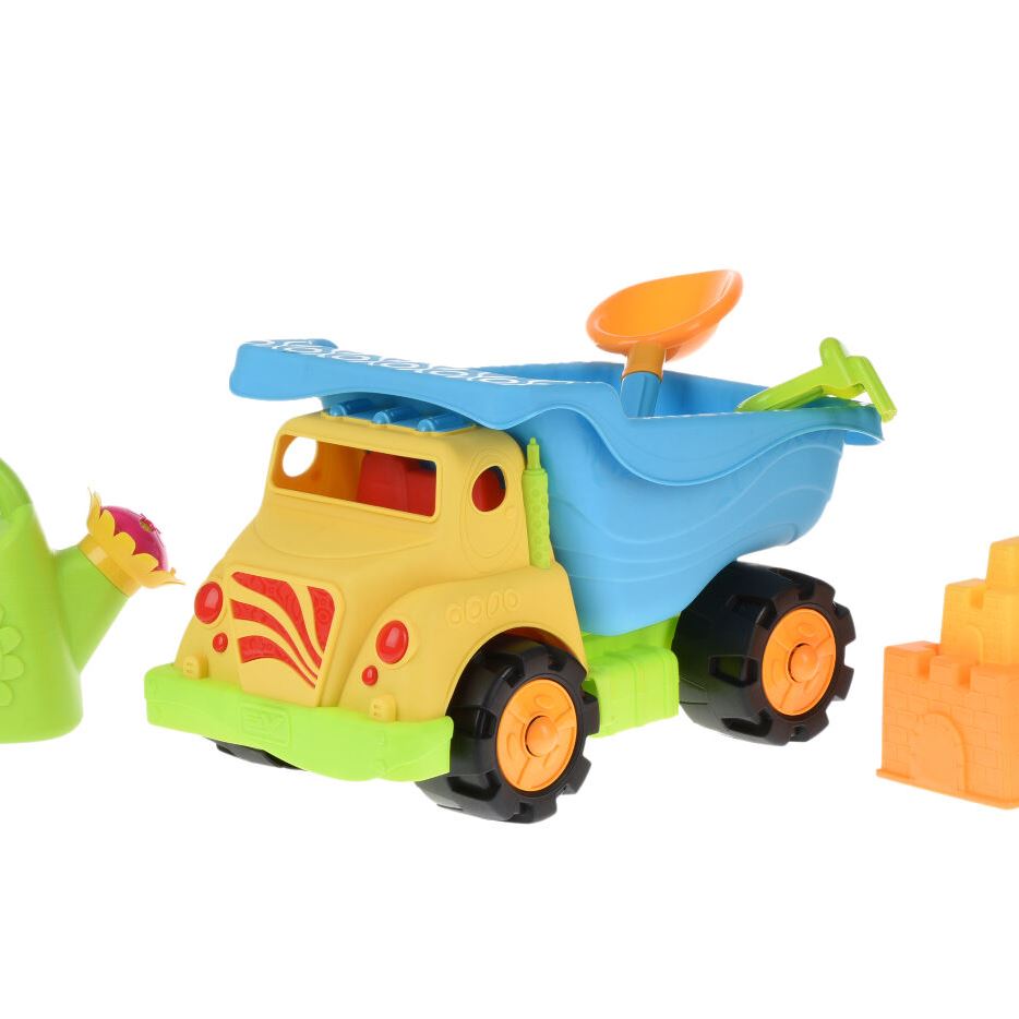 Same Toy Набір для гри з піском Вантажівка жовта (6 од.)