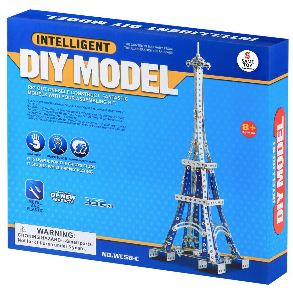 Same Toy Конструктор металевий - Ейфелева вежа (352 ел.)