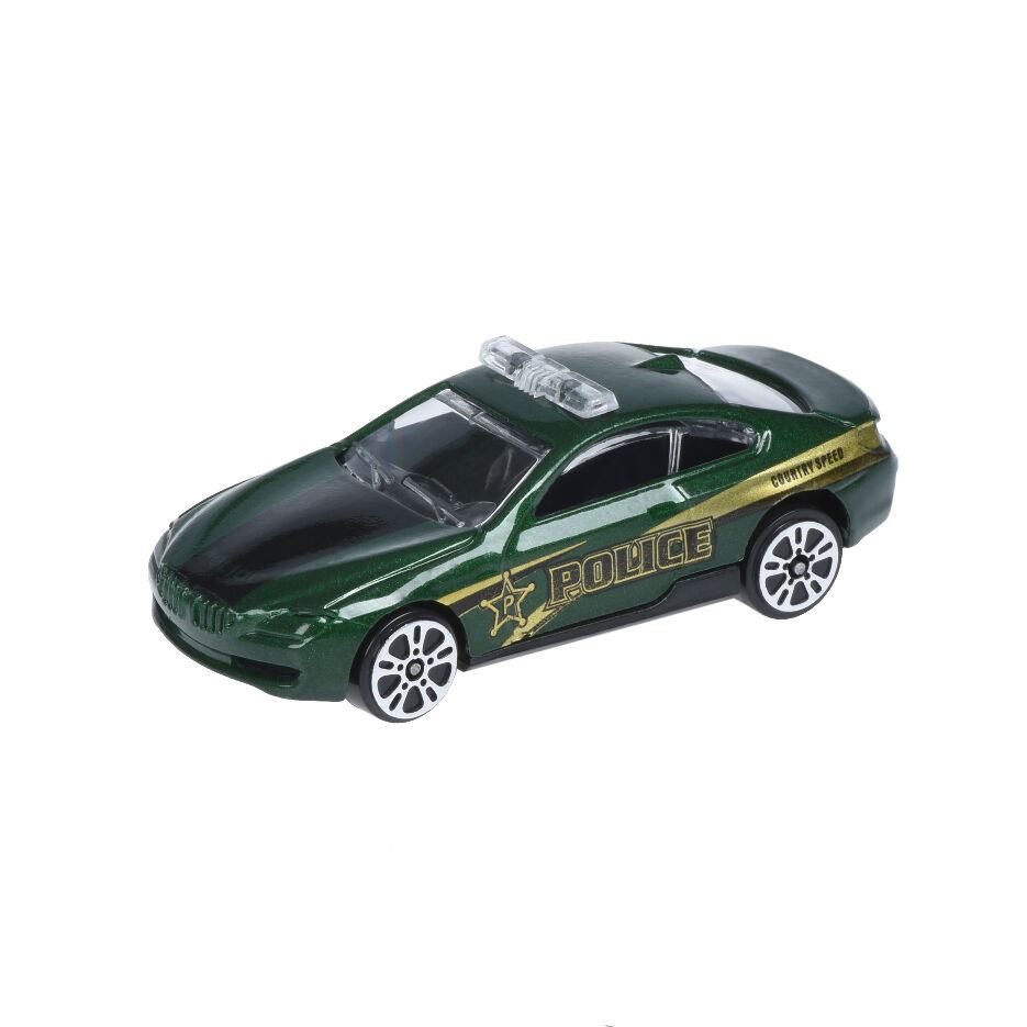 Same Toy Машинка Model Car Поліція (зелена)