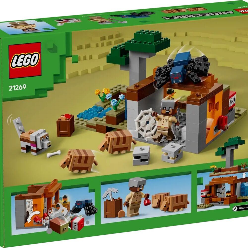 LEGO Конструктор Minecraft Шахтна експедиція «Броненосець»