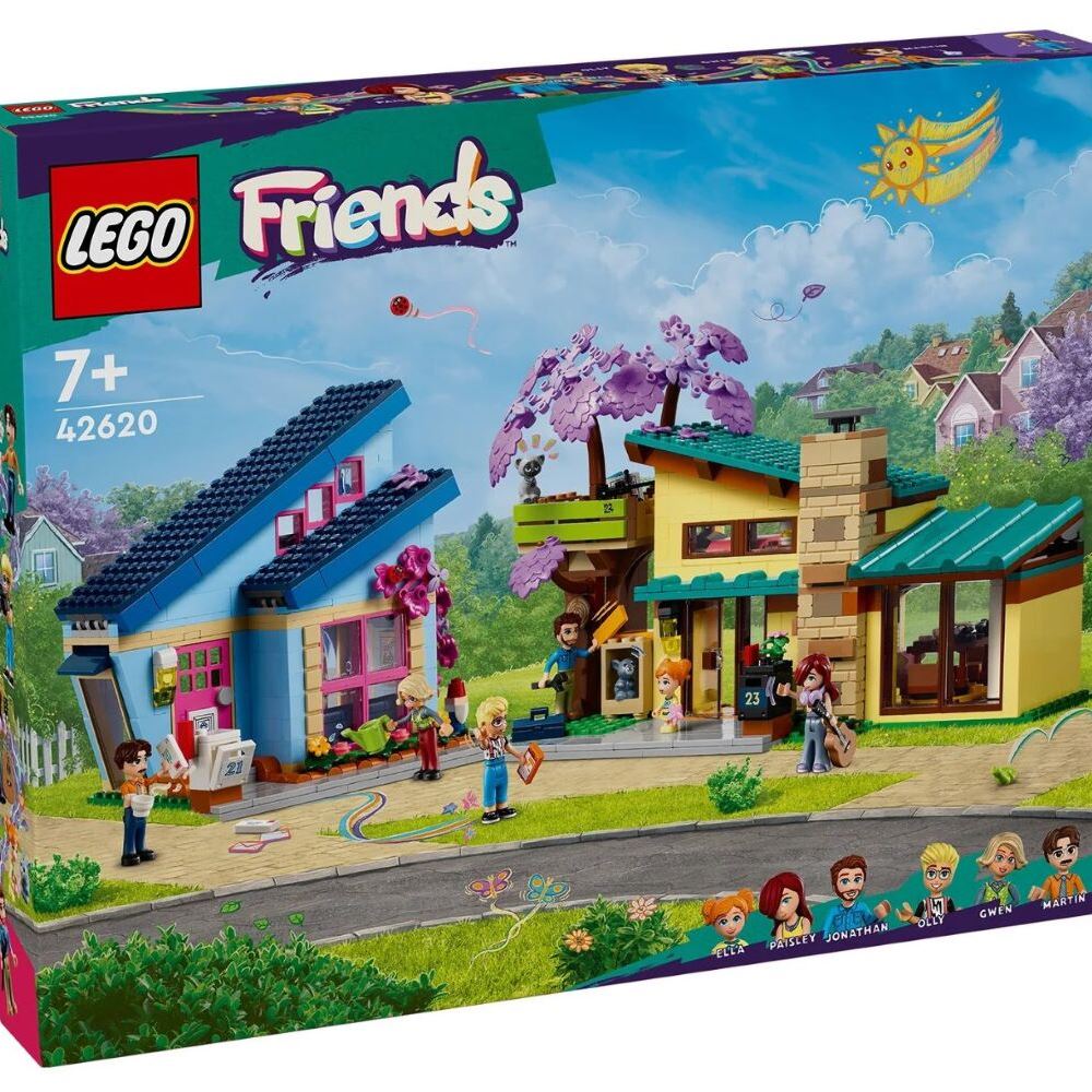 LEGO Конструктор Friends Родинні будинки Оллі й Пейслі