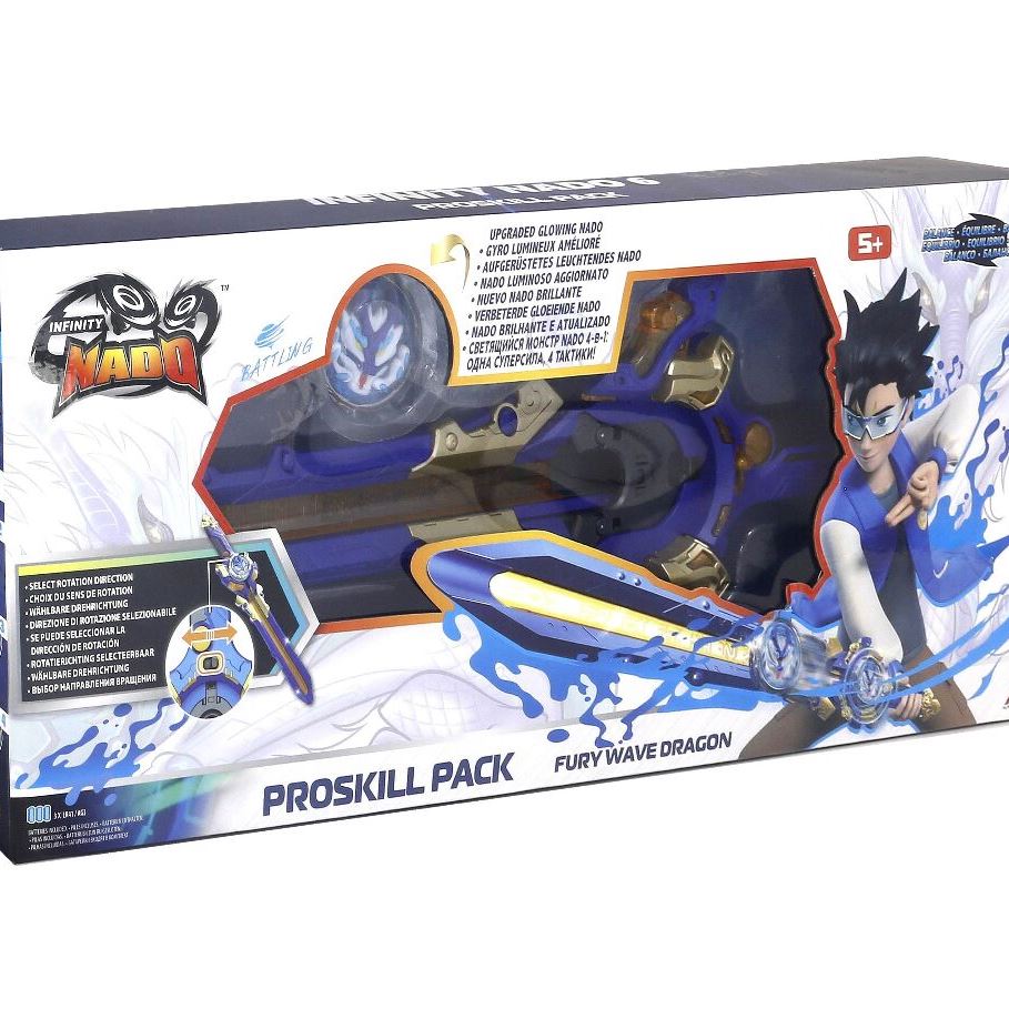 Infinity Nado Дзиґа VI Proskill Pack Лютий Дракон (Fury Wave Dragon)