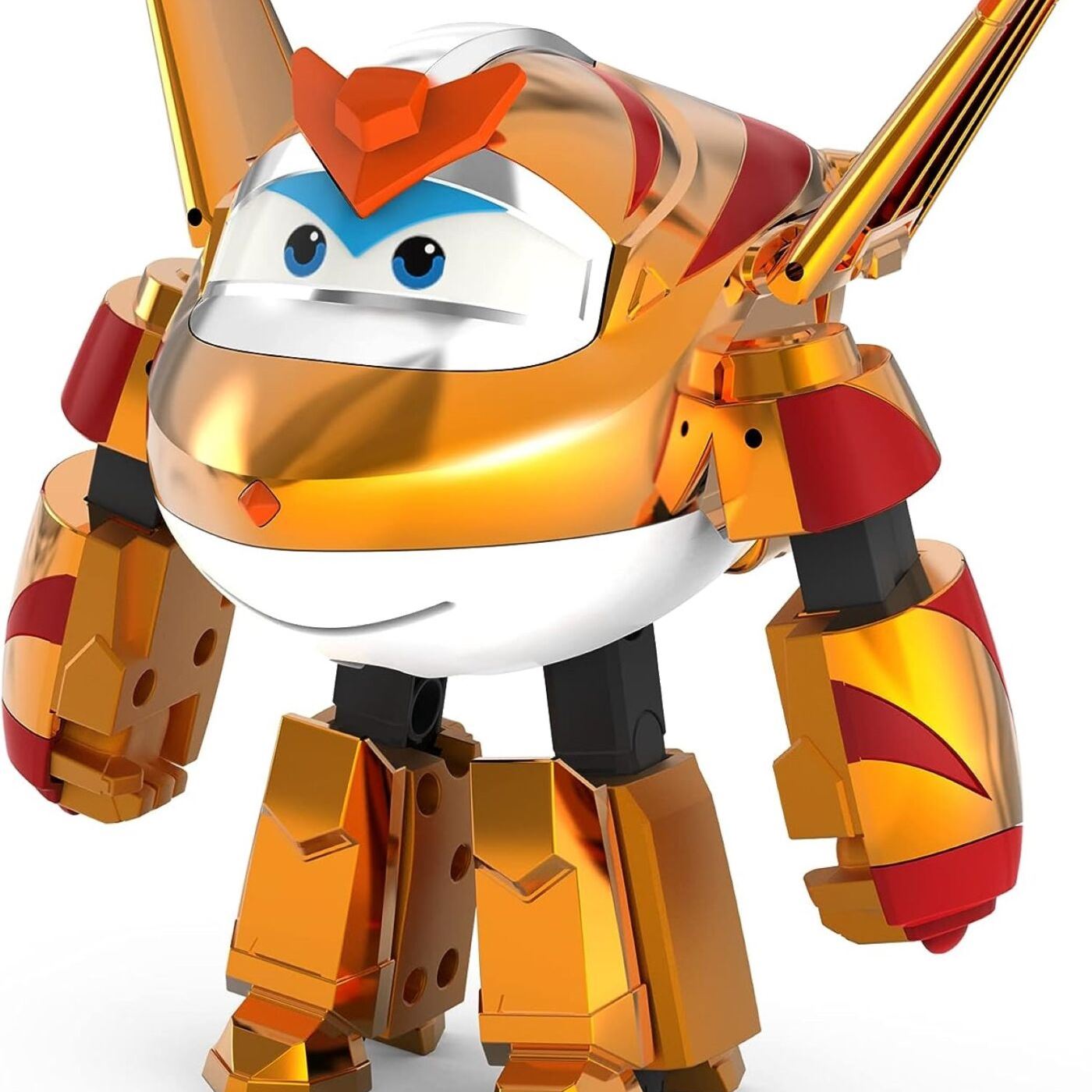 Super Wings Ігрова фігурка-трансформер Transforming Золотий Хлопчик (Golden Boy)