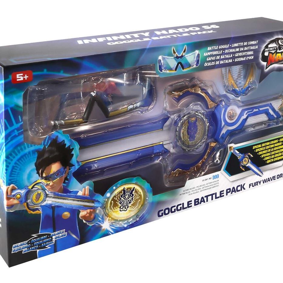 Infinity Nado Набір VI Goggle Battle Pack дзиґа та аксесуари