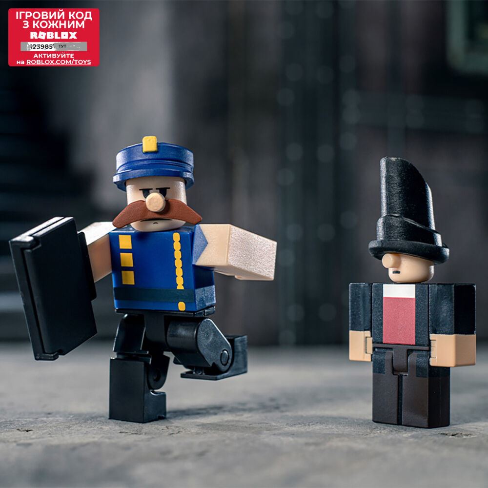 Roblox Ігрова колекційна фігурка Deluxe Mystery Pack Big Bank Robbery: Edguard & Boz S2
