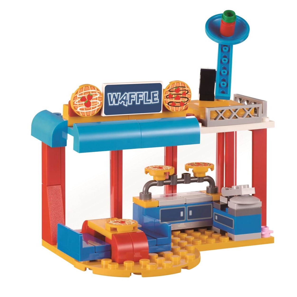 Super Wings Конструктор Small Blocks Buildable Vehicle Set вантажівка і магазин