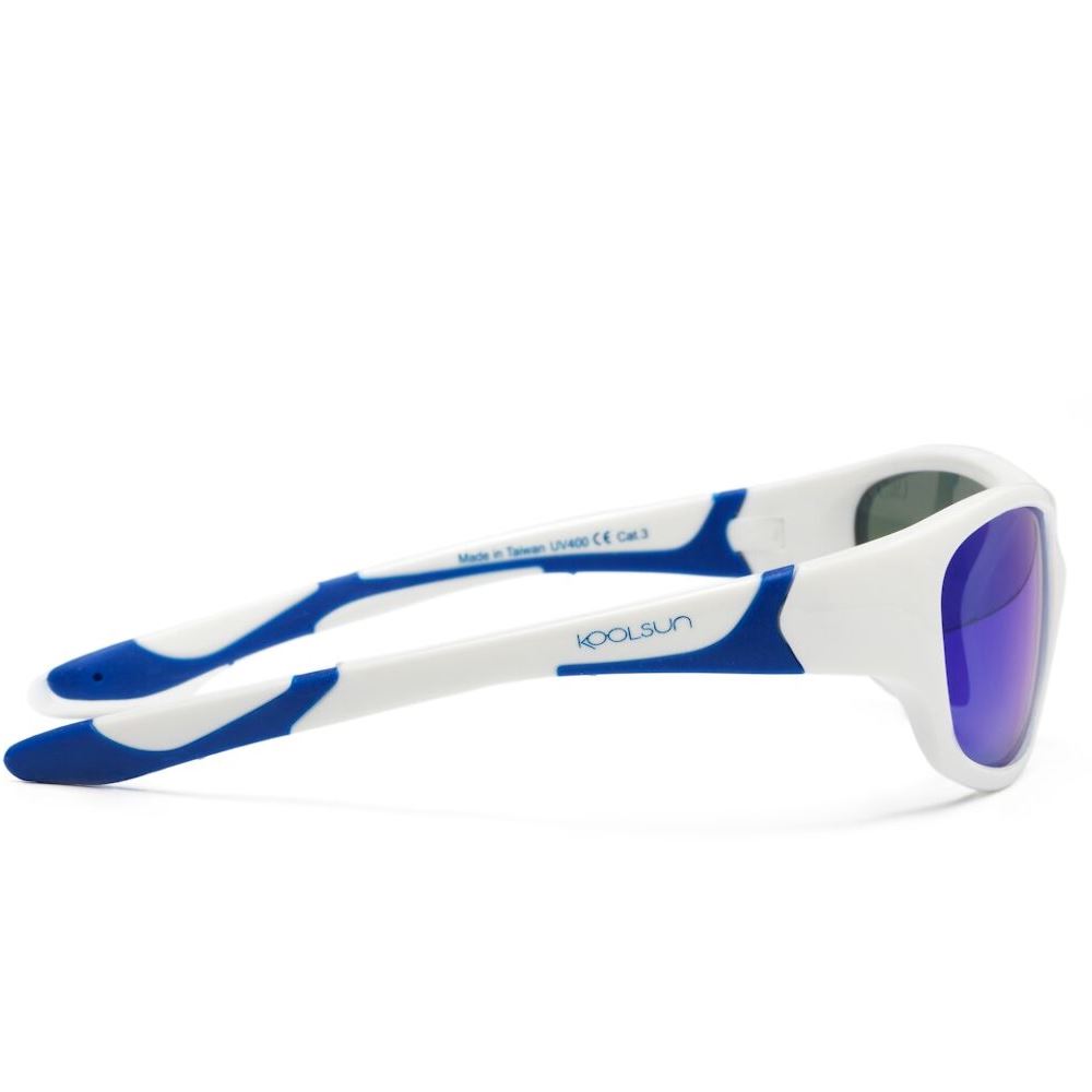 Koolsun Дитячі сонцезахисні окуляри Sport, 3-8р, біло-блакитний
