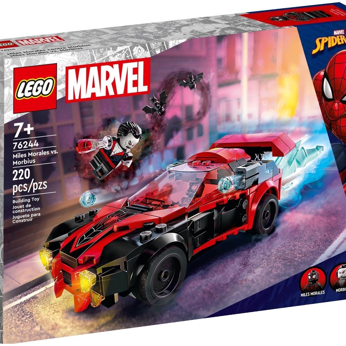 LEGO Конструктор Super Heroes Майлз Моралес проти Морбіуса