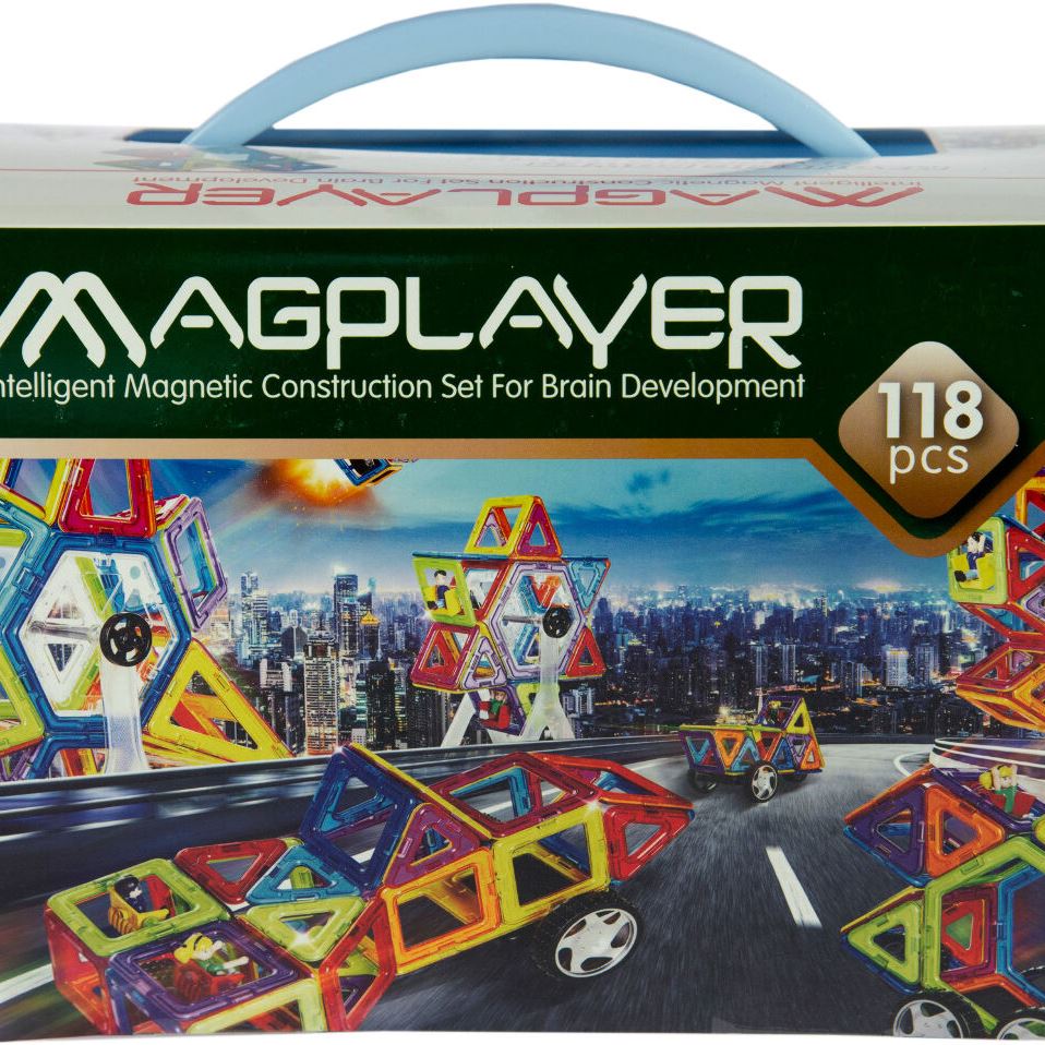 MagPlayer Конструктор магнітний 118 ел. (MPT-118)