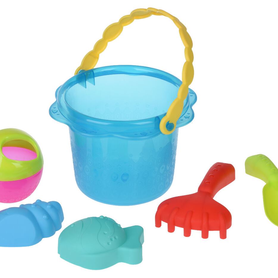Same Toy Набір для гри з піском Ведерце синє (6 од.)