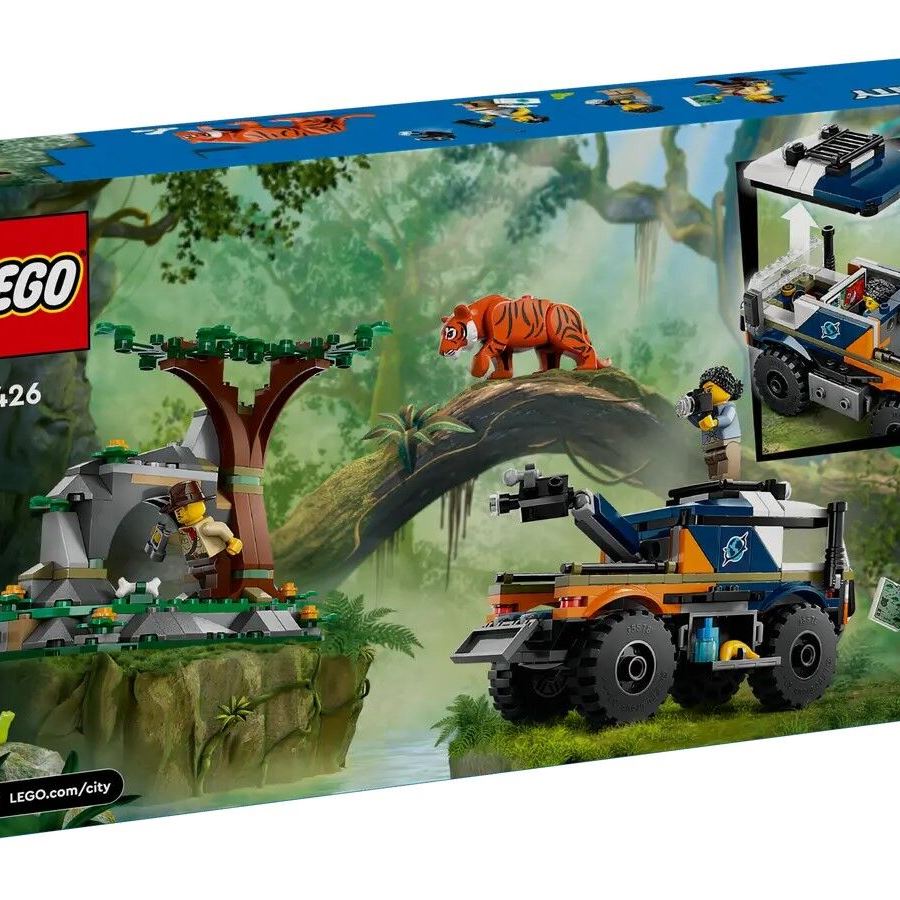 LEGO Конструктор City Позашляховик для дослідження джунглів