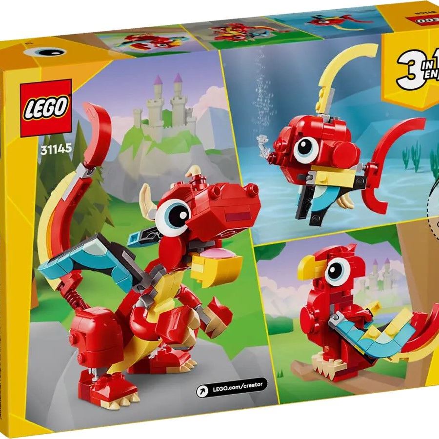 LEGO Конструктор Creator Червоний Дракон