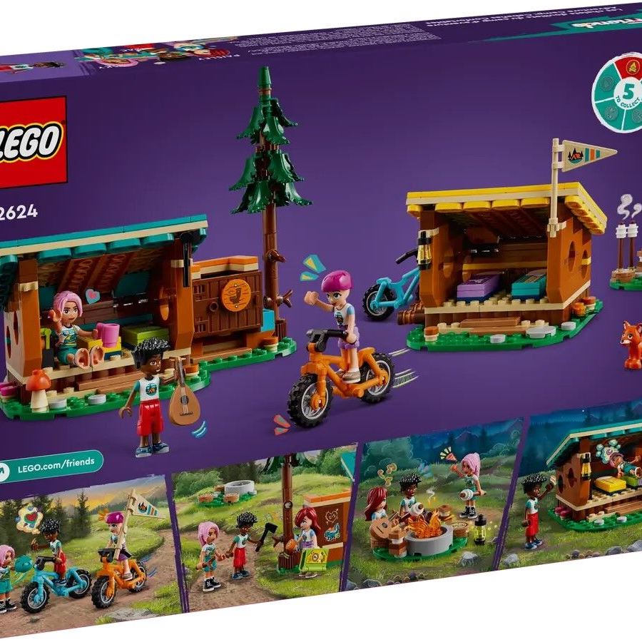 LEGO Конструктор Friends Затишні хатинки у пригодницькому таборі