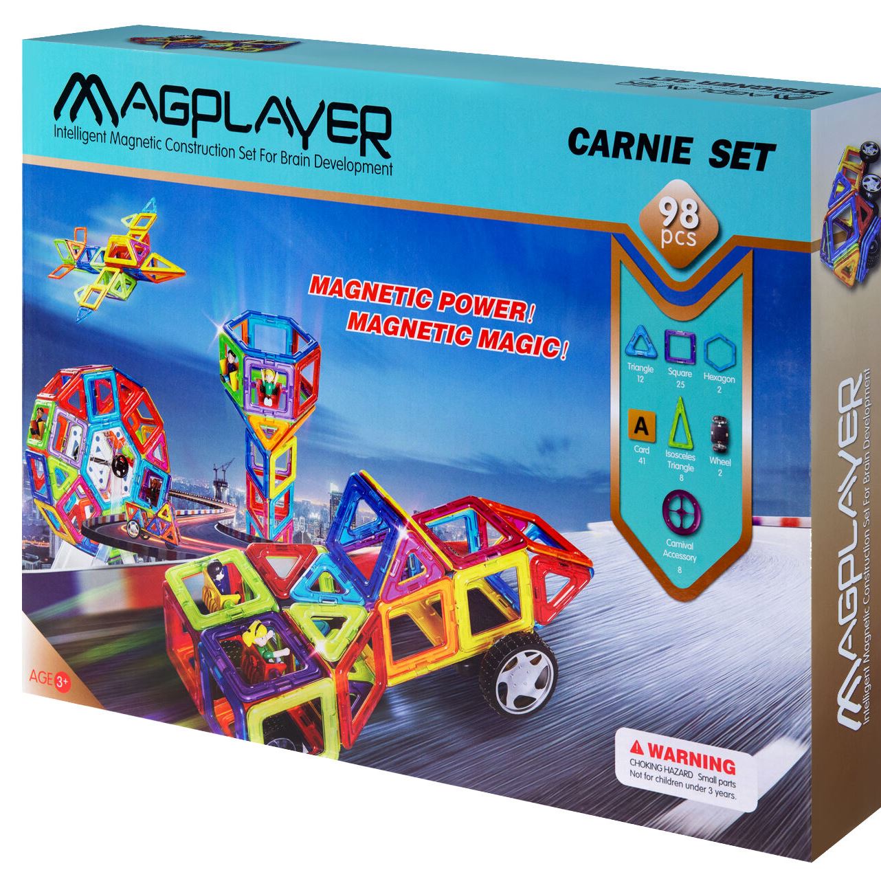MagPlayer Конструктор магнітний 98 од. (MPA-98)