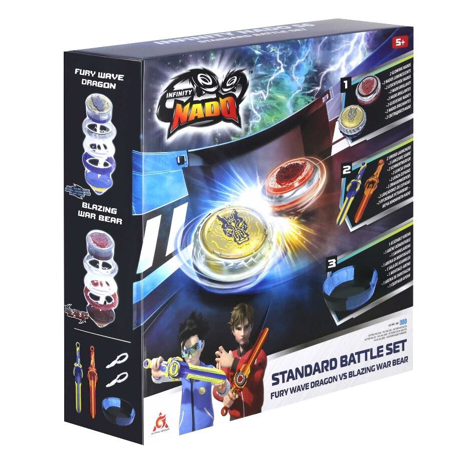 Infinity Nado Набір VI Battle Set Fury Wave Dragon vs Blazing War Bear