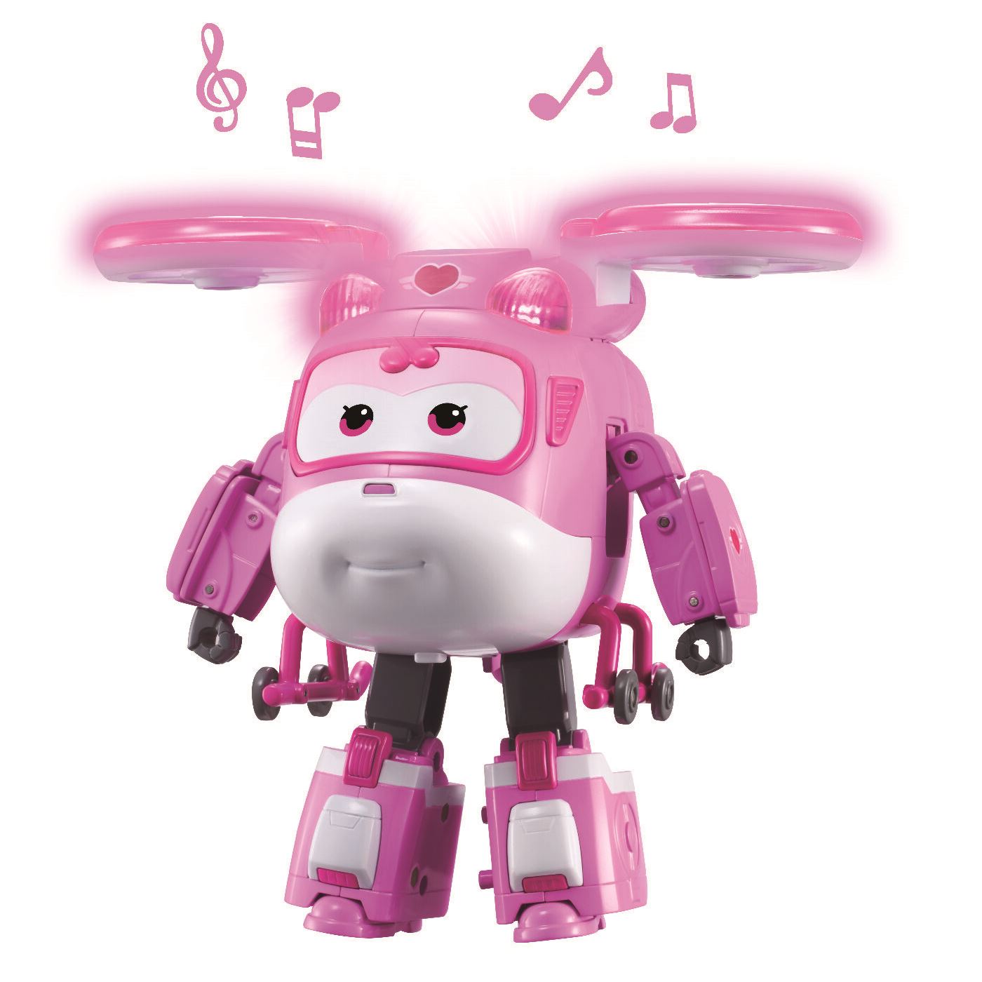 Super Wings Ігрова фігурка-трансформер Supercharge Lights & Sounds Dizzy, Діззі, світло, звук