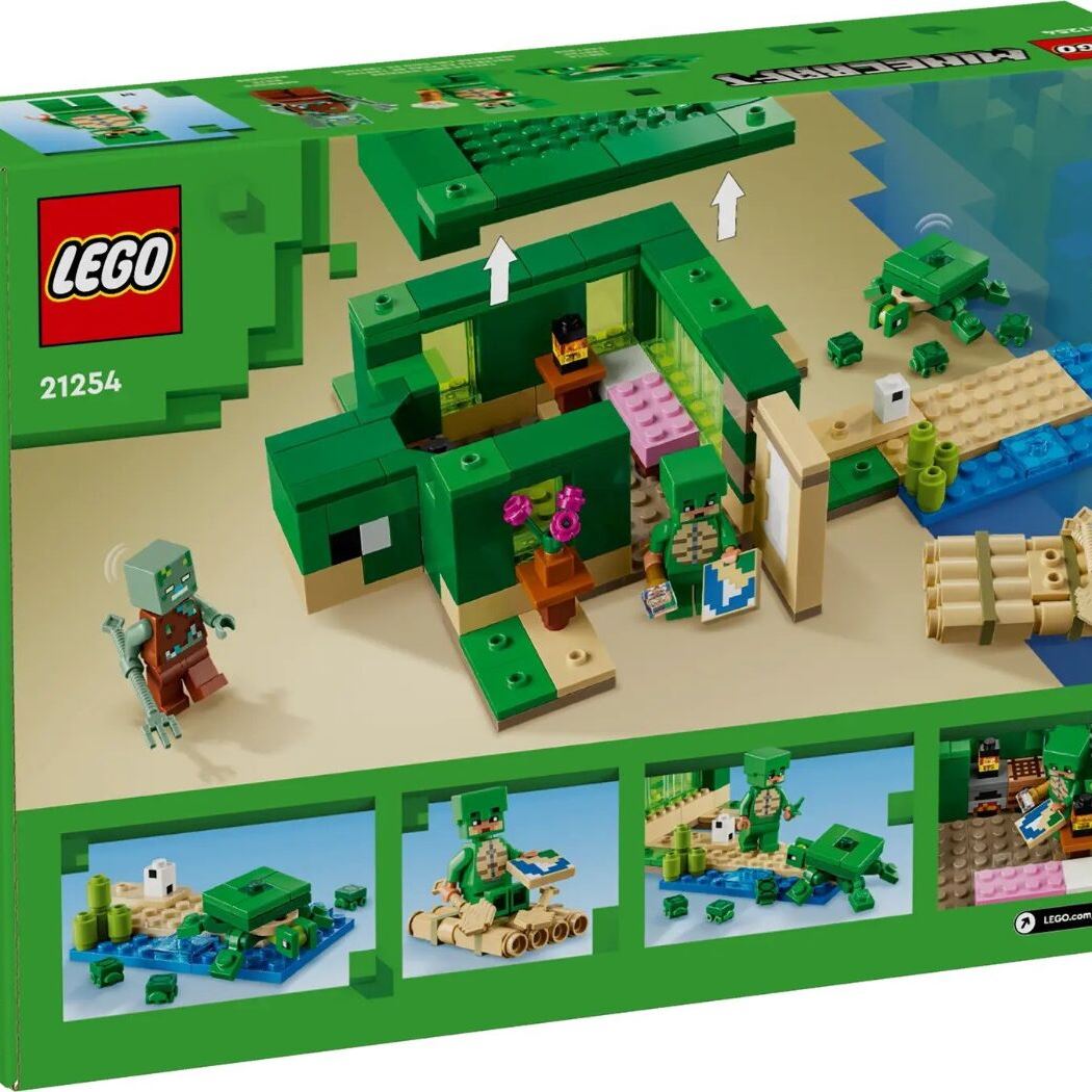 LEGO Конструктор Minecraft Пляжний будинок у формі черепахи