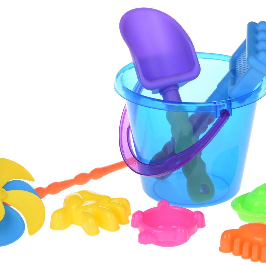 Same Toy Набір для гри з піском із Повітряною вертушкою (синє відерце) (8 шт.)