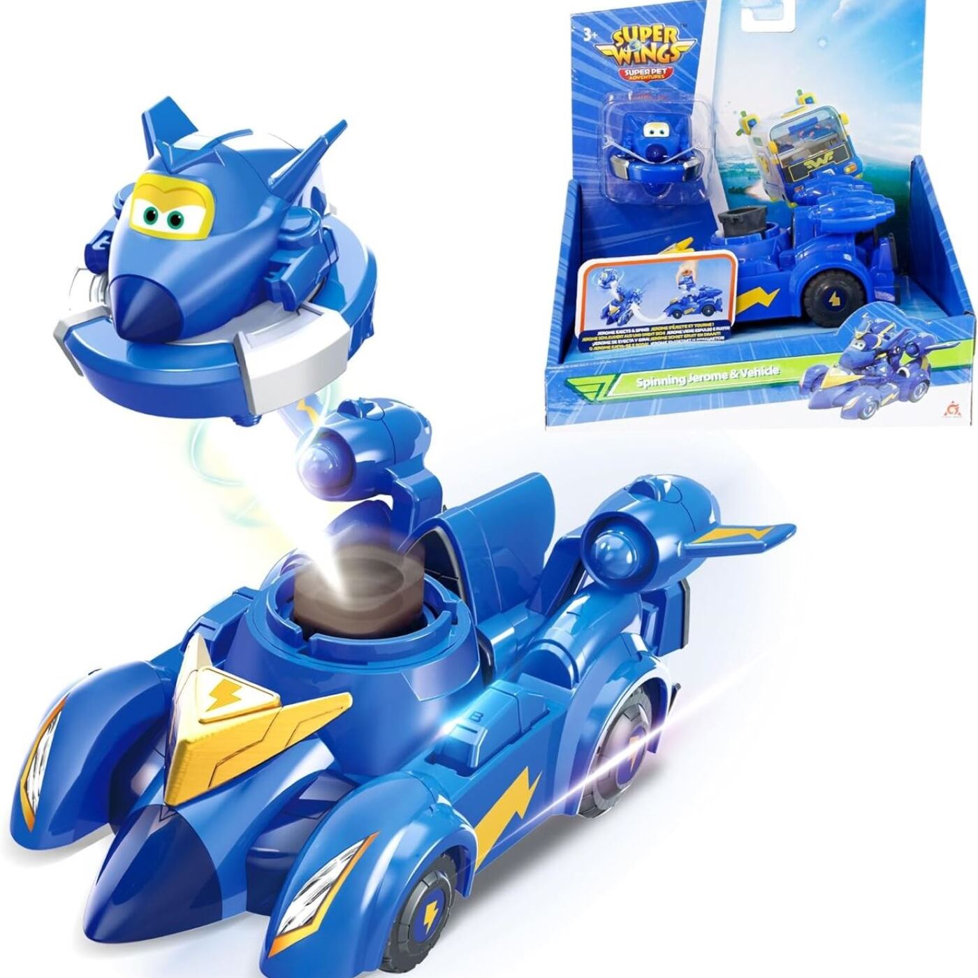 Super Wings Ігровий набір Spinning Vehicle Джером (Jerome)