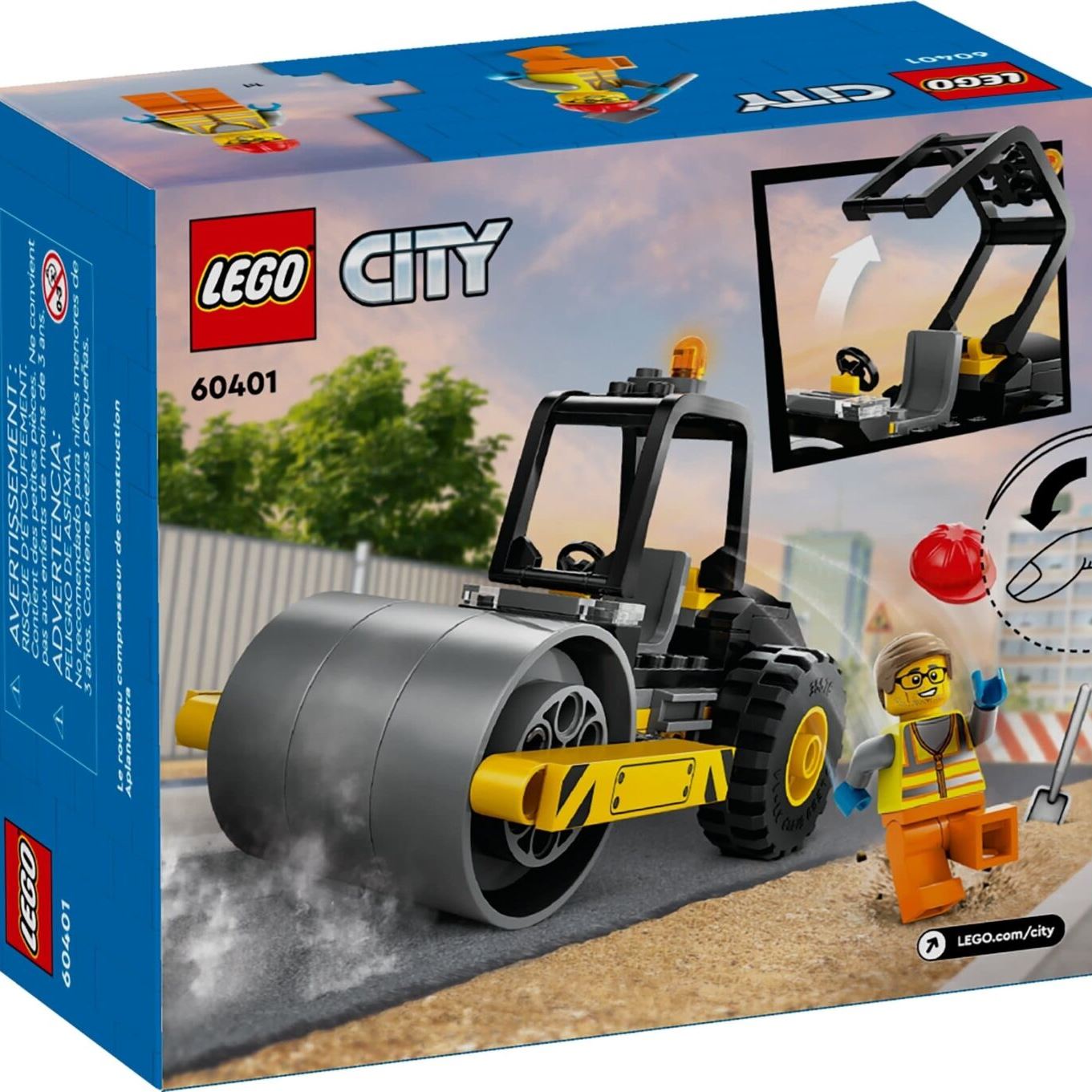 LEGO Конструктор City Будівельний паровий каток