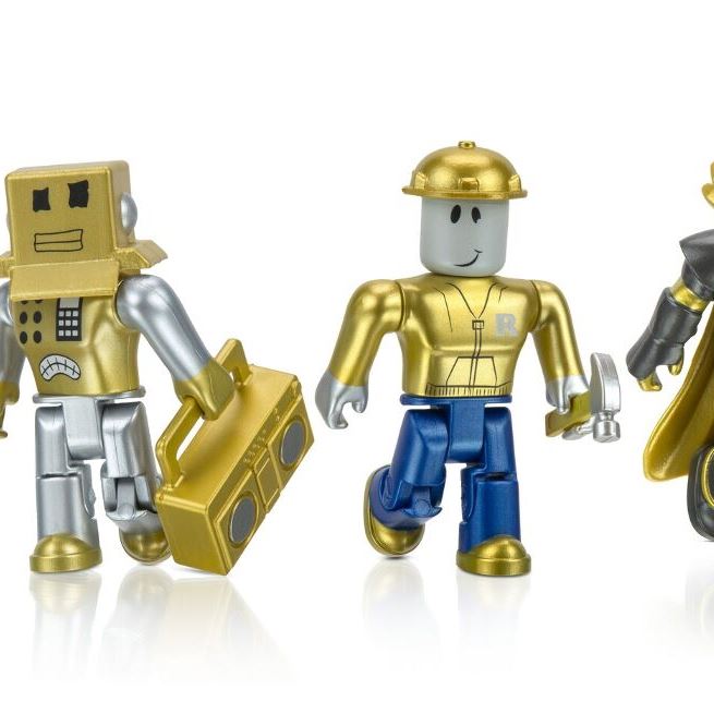 Roblox Ігровий набір Jazwares Four Figure Pack Roblox Icons - 15th Anniversary Gold Collector’s Set