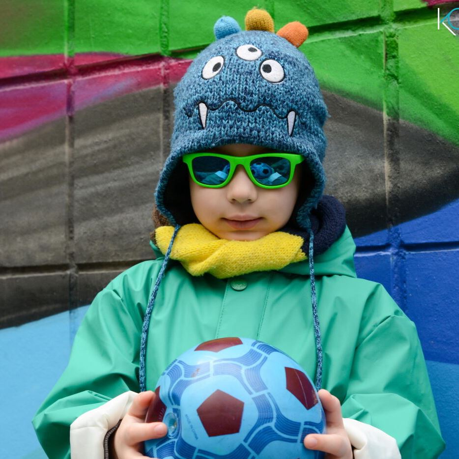 Koolsun Дитячі сонцезахисні окуляри Wave, 1-5р, неоново-зелений