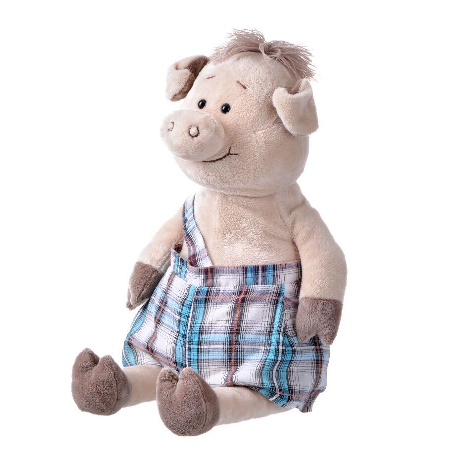 Same Toy Свинка в комбінезоні (45 см)
