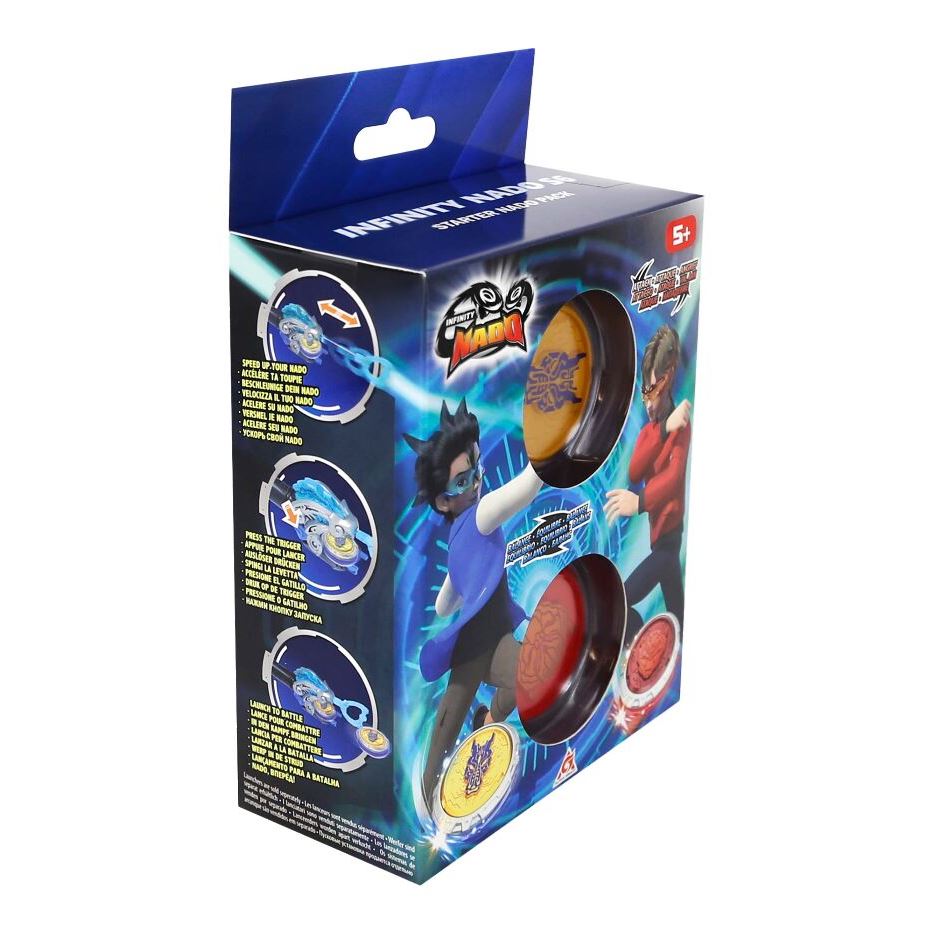 Infinity Nado Набір VI Starter Nado Pack Fury Wave Dragon, Blazing War Bear Лютий Дракон і Палаючий Бойовий Ведмідь