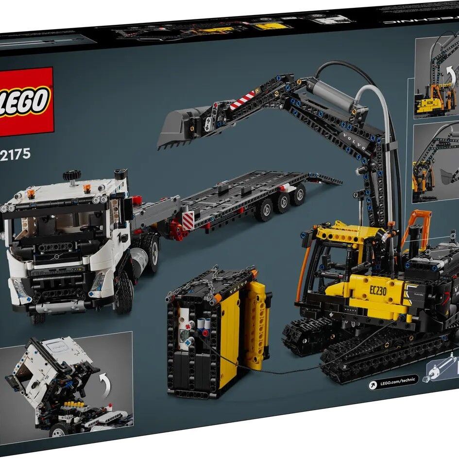 LEGO Конструктор Technic Вантажівка Volvo FMX і Електричний екскаватор EC230