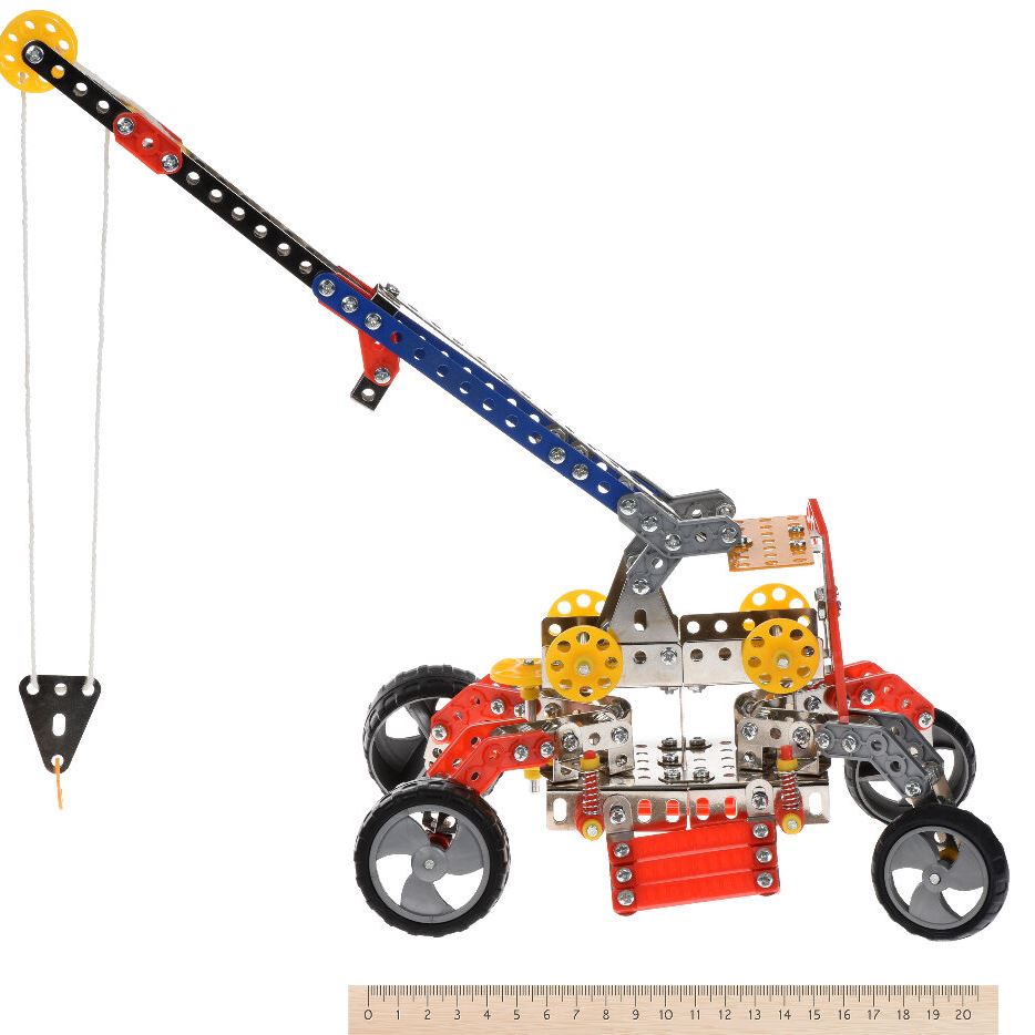 Same Toy Конструктор металевий - Підйомний кран (413 ел.)