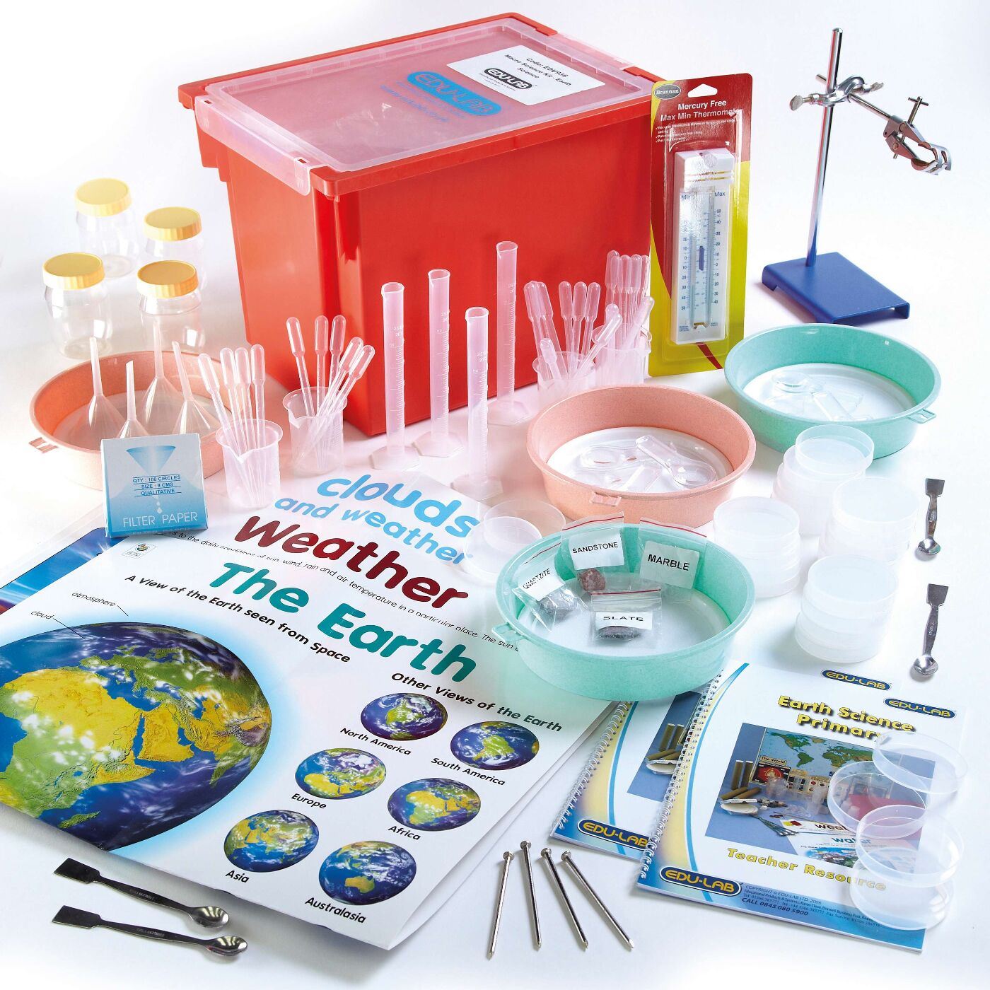 tts Набір для вивчення фізичних явищ Землі Earth Science Experiments Class Kit