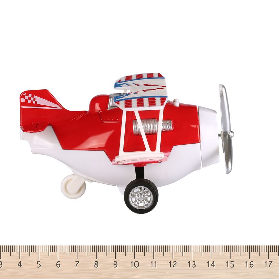 Same Toy Літак металевий інерційний Aircraft червоний