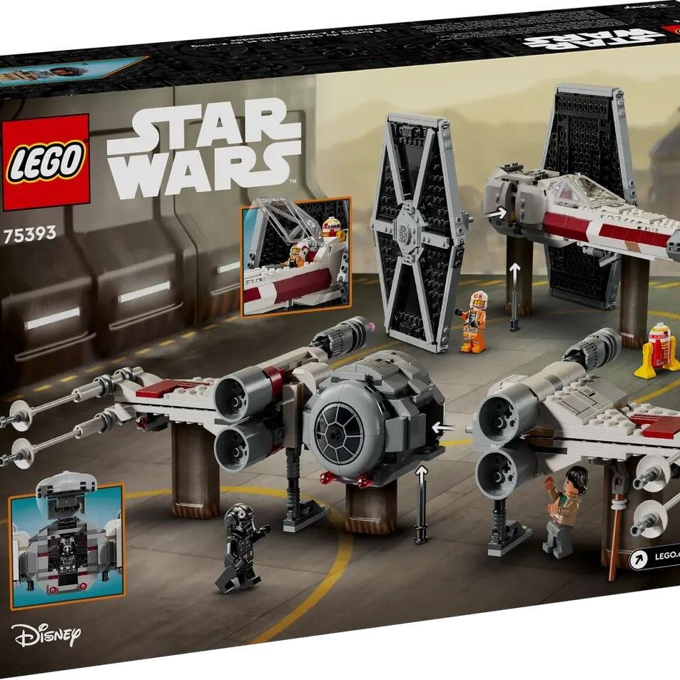 LEGO Конструктор Star Wars Збірний пакет «Винищувач TIE і Корабель X-wing»
