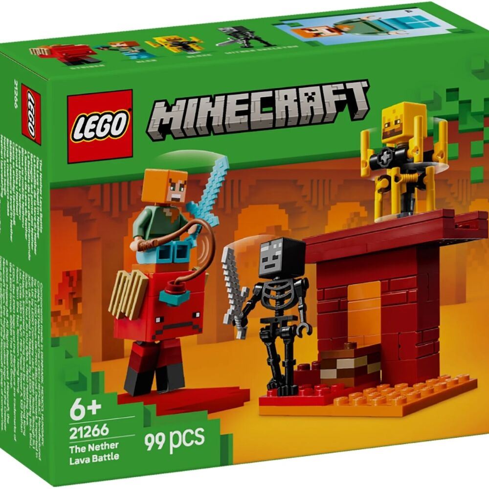 LEGO Конструктор Minecraft Битва з лавою у Незері