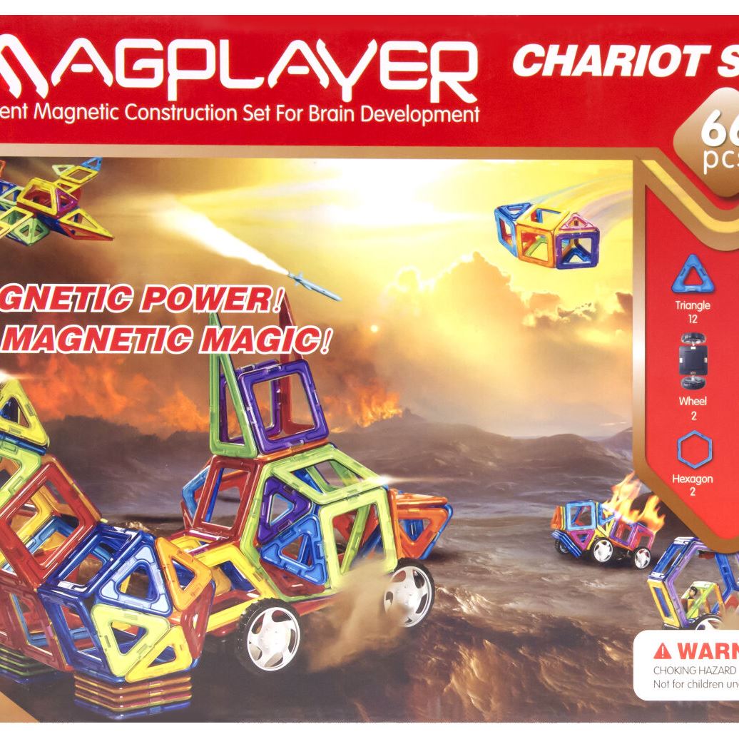 MagPlayer Конструктор магнітний 66 од. (MPA-66)