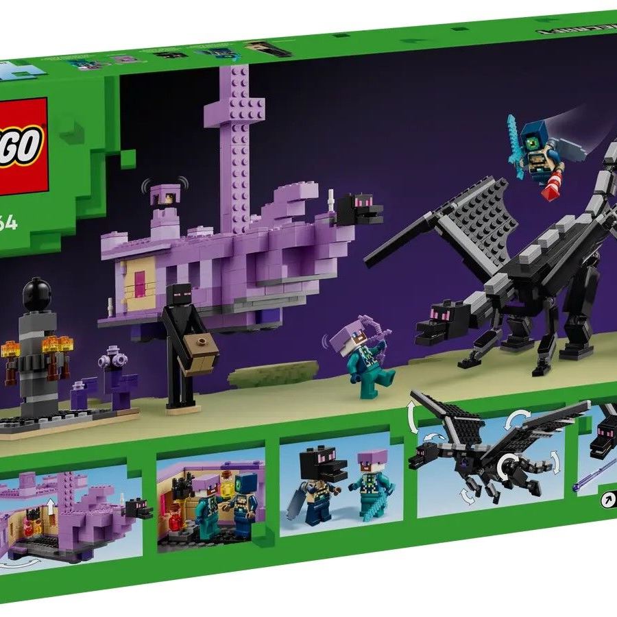 LEGO Конструктор Minecraft Дракон Енду і Корабель Краю