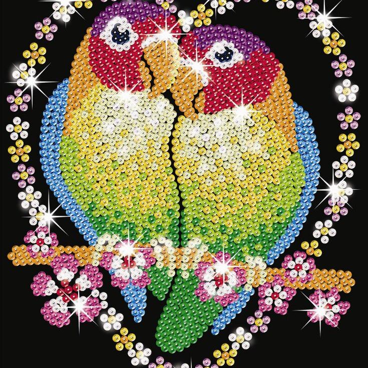 Sequin Art Набір для творчості BLUE Love Birds
