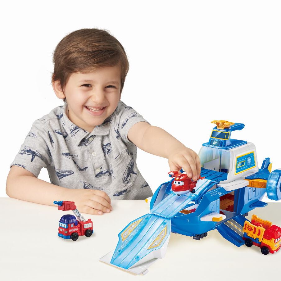 Super Wings Ігровий набір Air Moving Base, Повітряна База, світло, звук