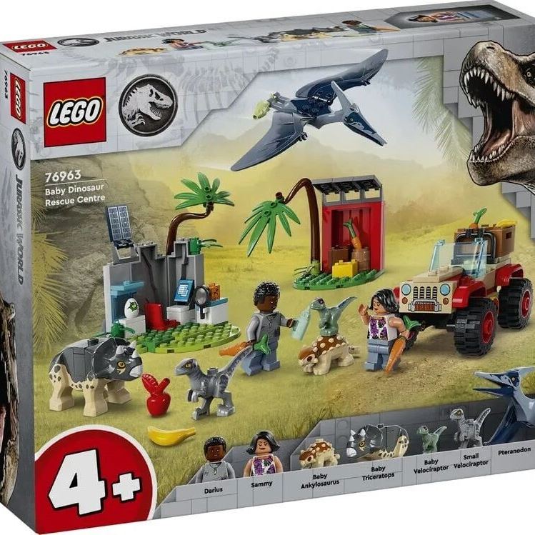 LEGO Конструктор Jurassic World Центр порятунку малюків динозаврів