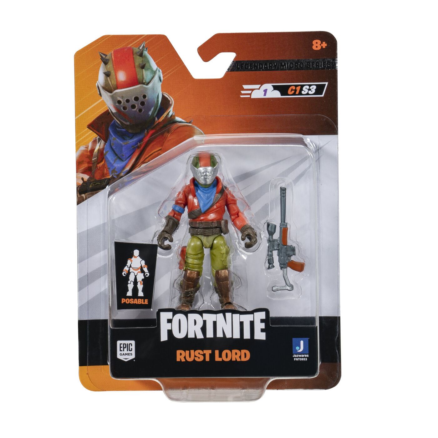 Fortnite Колекційна фігурка Micro Legendary Series Rust Lord, 6см