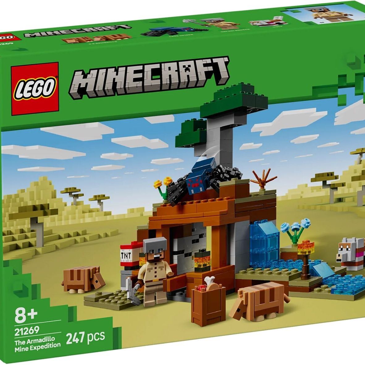 LEGO Конструктор Minecraft Шахтна експедиція «Броненосець»