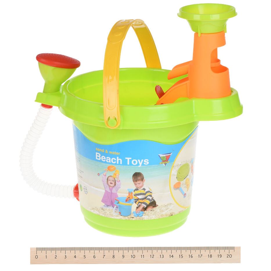 Same Toy Набір для гри з піском Відерце зелене (6 од.)
