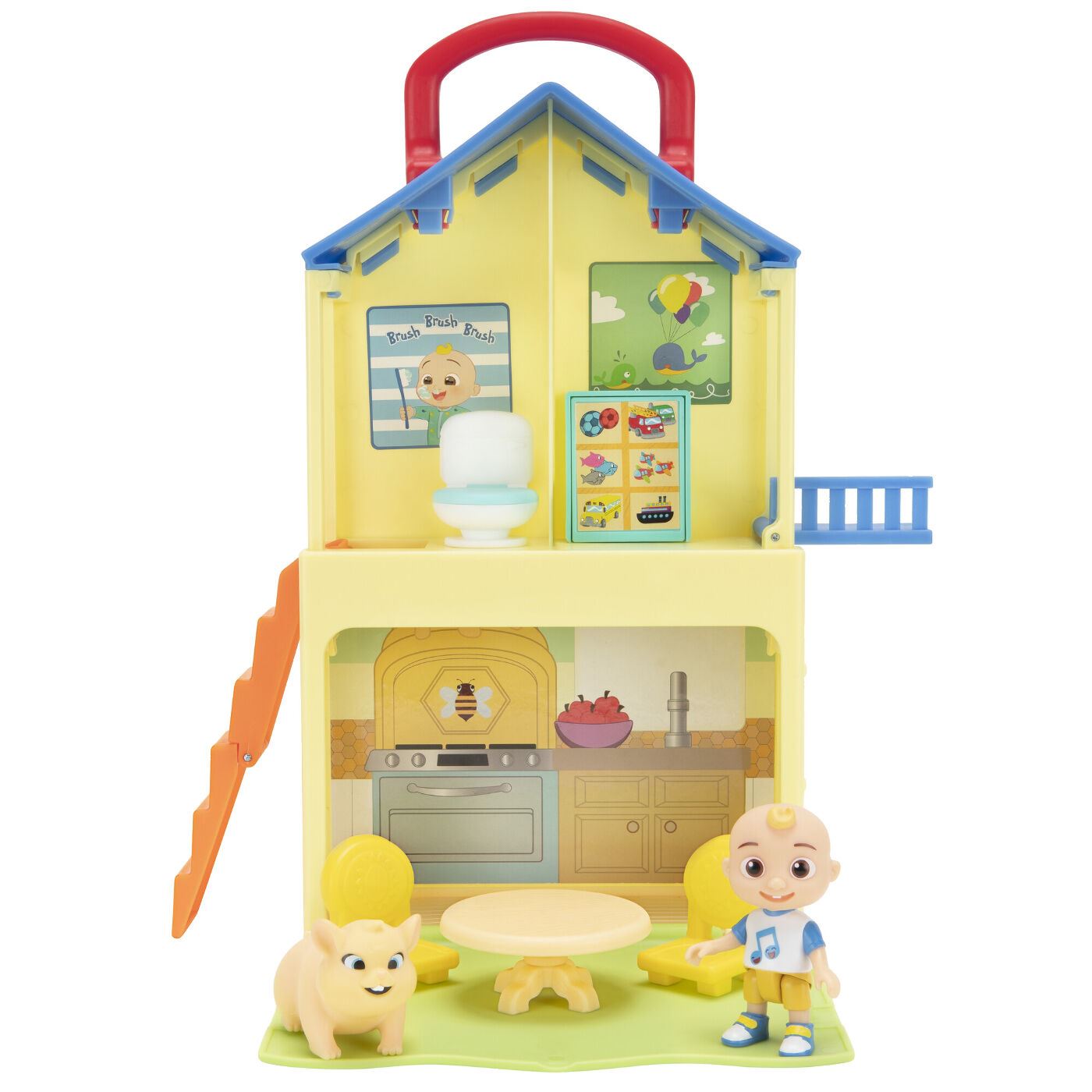 CoComelon Ігровий набір Medium Playset Pop n' Play House - 2 фігурки та 5 аксесуарів